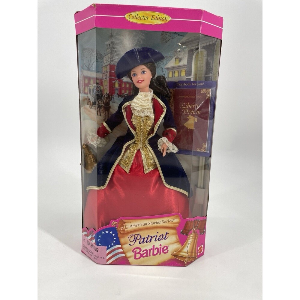 1996 Patriot Barbie American Stories Series Collector Edition NRFB Mattel 17312